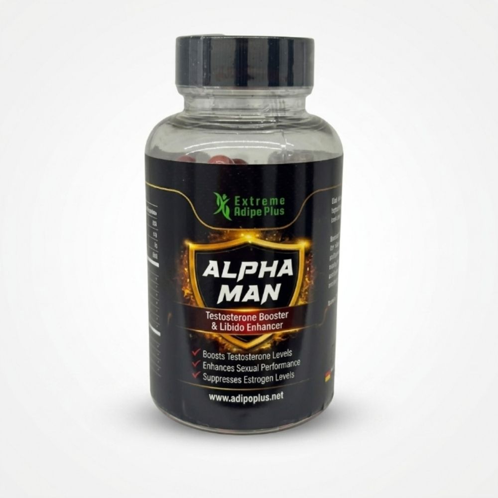 Extreme Adipo Plus Alpha Man – Testosteron & Libido Destekleyici Erkek Performans Takviyesi | 60 Kapsül