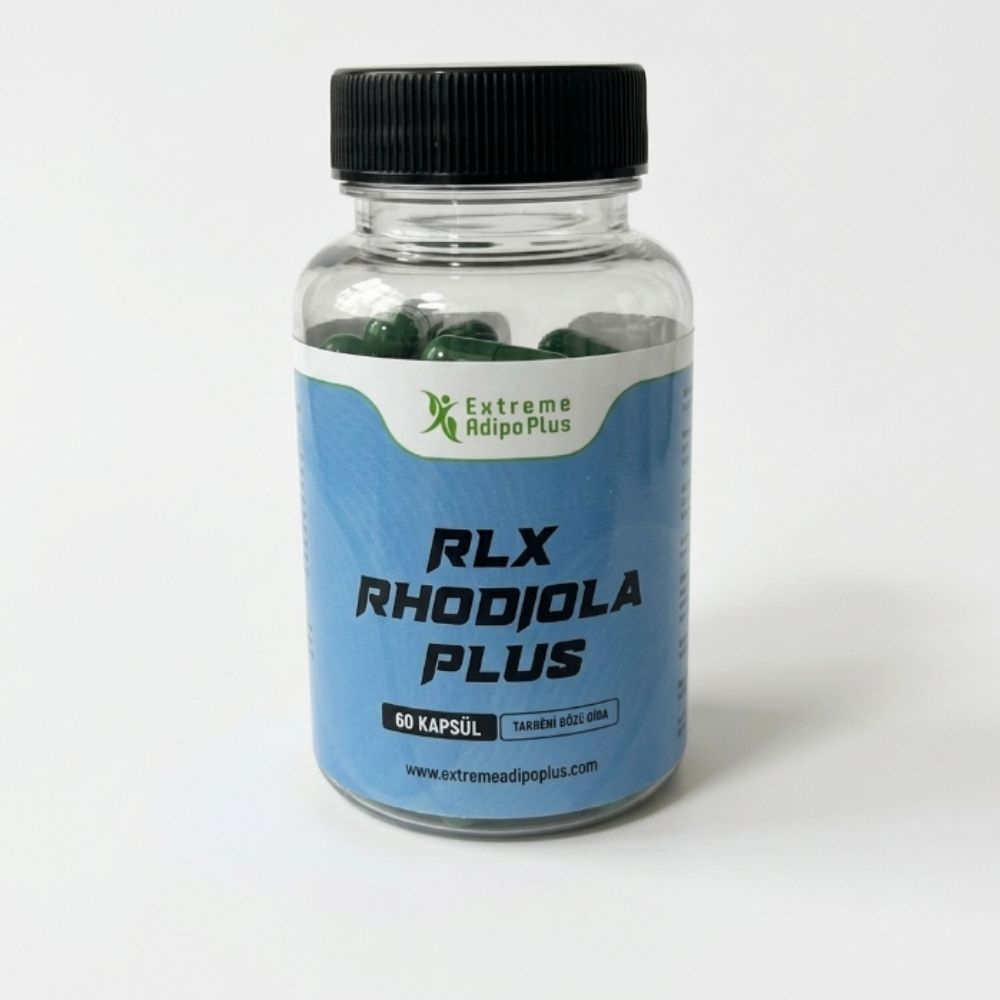 Extreme Adipo Plus RLX Rhodiola Plus – Stres, Odak & Enerji Desteği | Adaptogen Formül | 60 Kapsül