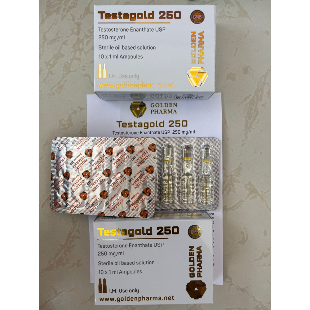  Golden Pharma Testosterone Enanthate 250 Mg 10 Ampul 