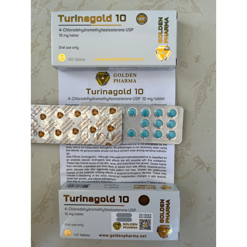 Golden Pharma Turinabol 10 Mg 100 Tablet 