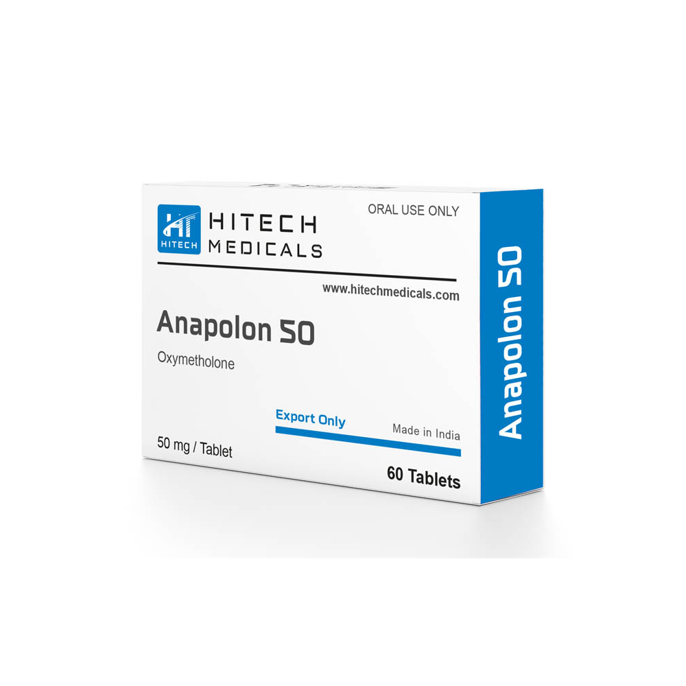 Hitech Medicals  Anapolon 50 mg 50 Tablet