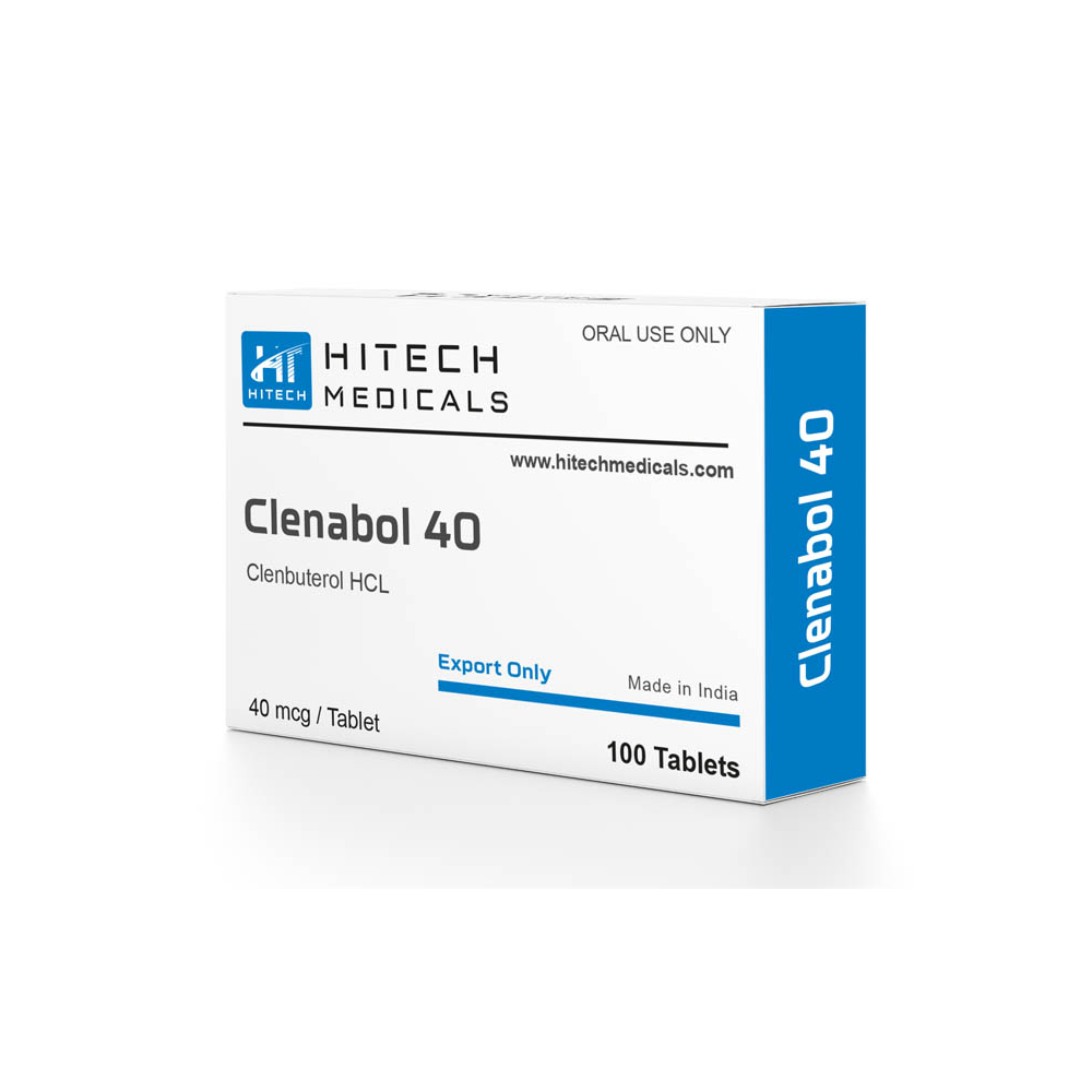Hitech Medicals  Clenbuterol 40 Mcg 100 Tablet