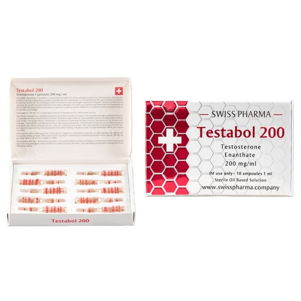 Swiss Pharma Testesterone Enanthate 250mg 10 Ampul